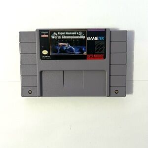 Nigel Mansell's World Championship Racing (Super Nintendo, 1991 SNES) Cart Only
